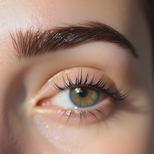 Clearly display naturally defined, individual eyebrow hairs.