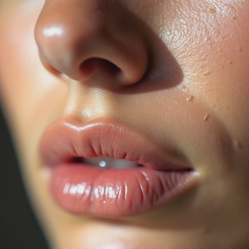 The skin’s localized condition under natural light.