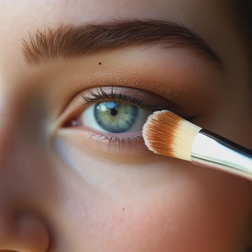 Shoot a semi-profile of the model’s eyes under natural light.