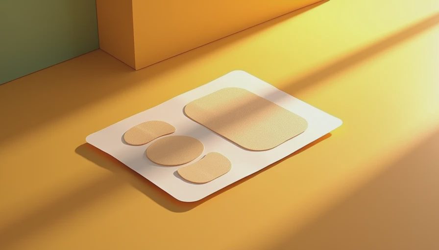 Illustration for full face pimple patch
