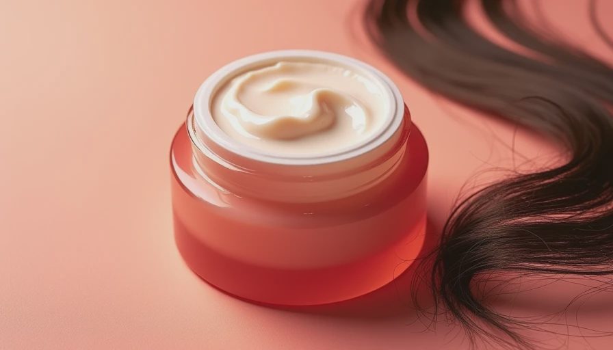 Illustration for hairstory moisturizing air-dry hair balm