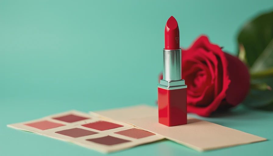 Visual context for cool toned red